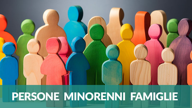 Persone minorenni famiglie