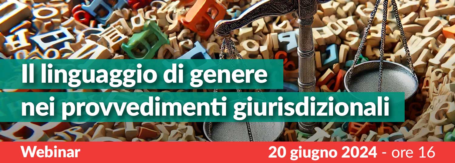 Il linguaggio di genere nei provvedimenti giurisdizionali